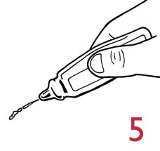 use saline to clean the cut, scrape or wound